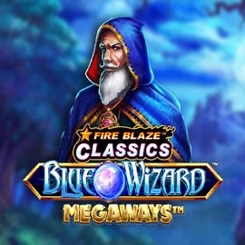 Enjoy Fire Blaze Blue Wizard Megaways by Rarestone Gaming – logo hosted on keasportsclub.com