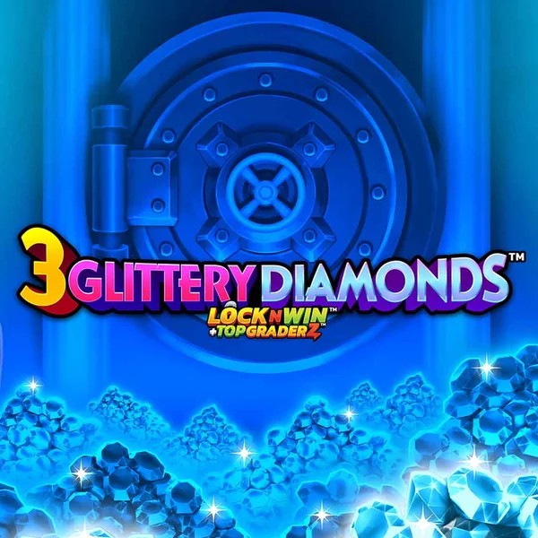 3 Glittery Diamonds game by PearFiction Studios – logo hosted on Efbet Casino