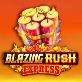 Blazing Rush Express logo by AreaVegas at Efbet Casino
