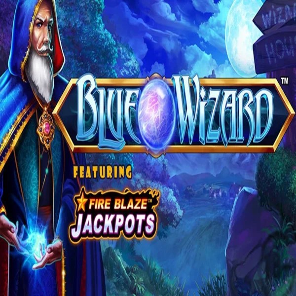 Blue Wizard Fire Blaze Jackpots game by Rarestone Gaming – logo hosted on Efbet Casino