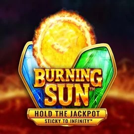 Burning Sun slot logo by Wazdan at Efbet Casino
