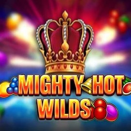 Mighty Hot Wilds slot logo by Inspired Gaming at Efbet Casino